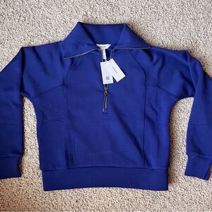 NWT Spanx air essentials half zip XS